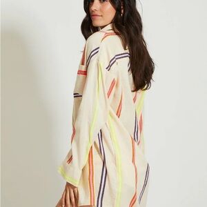 $213 LemLem Anthropology Medium Smock Shirt